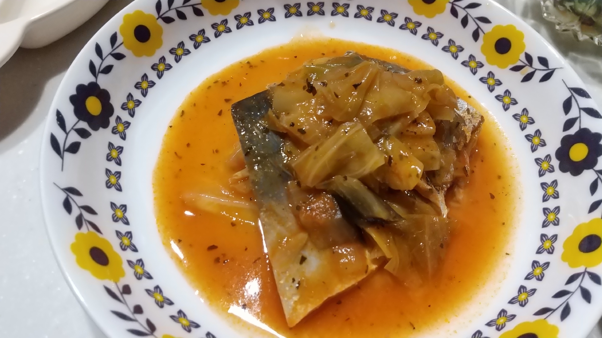 簡単❗️鯖のトマトジュース煮
