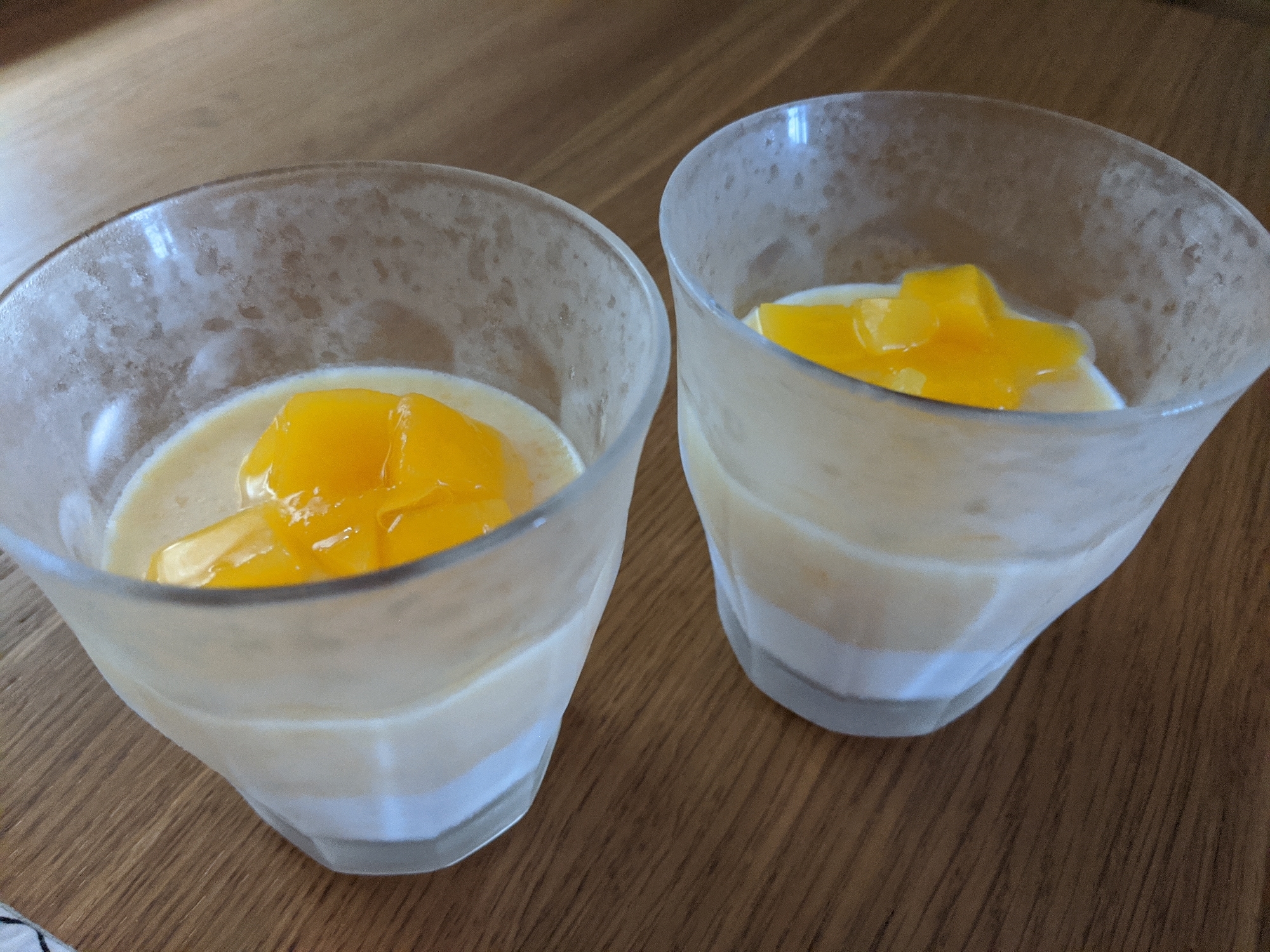 簡単 黄桃のヨーグルトミルクゼリー レシピ 作り方 By Arisacchi 楽天レシピ