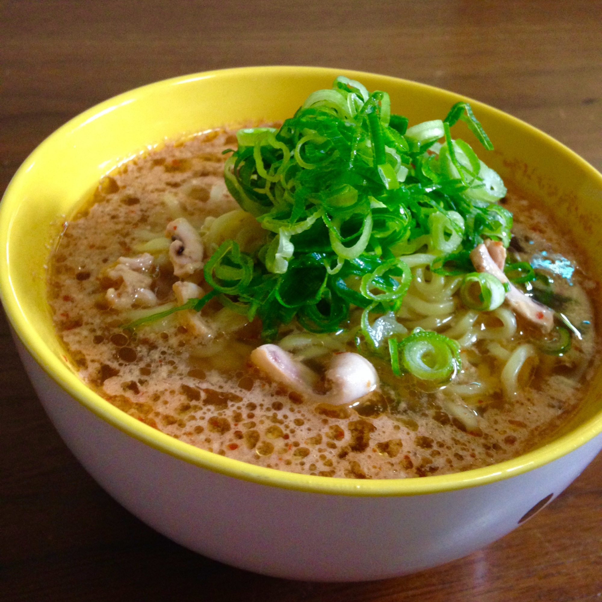 イカの塩辛ラーメン♪