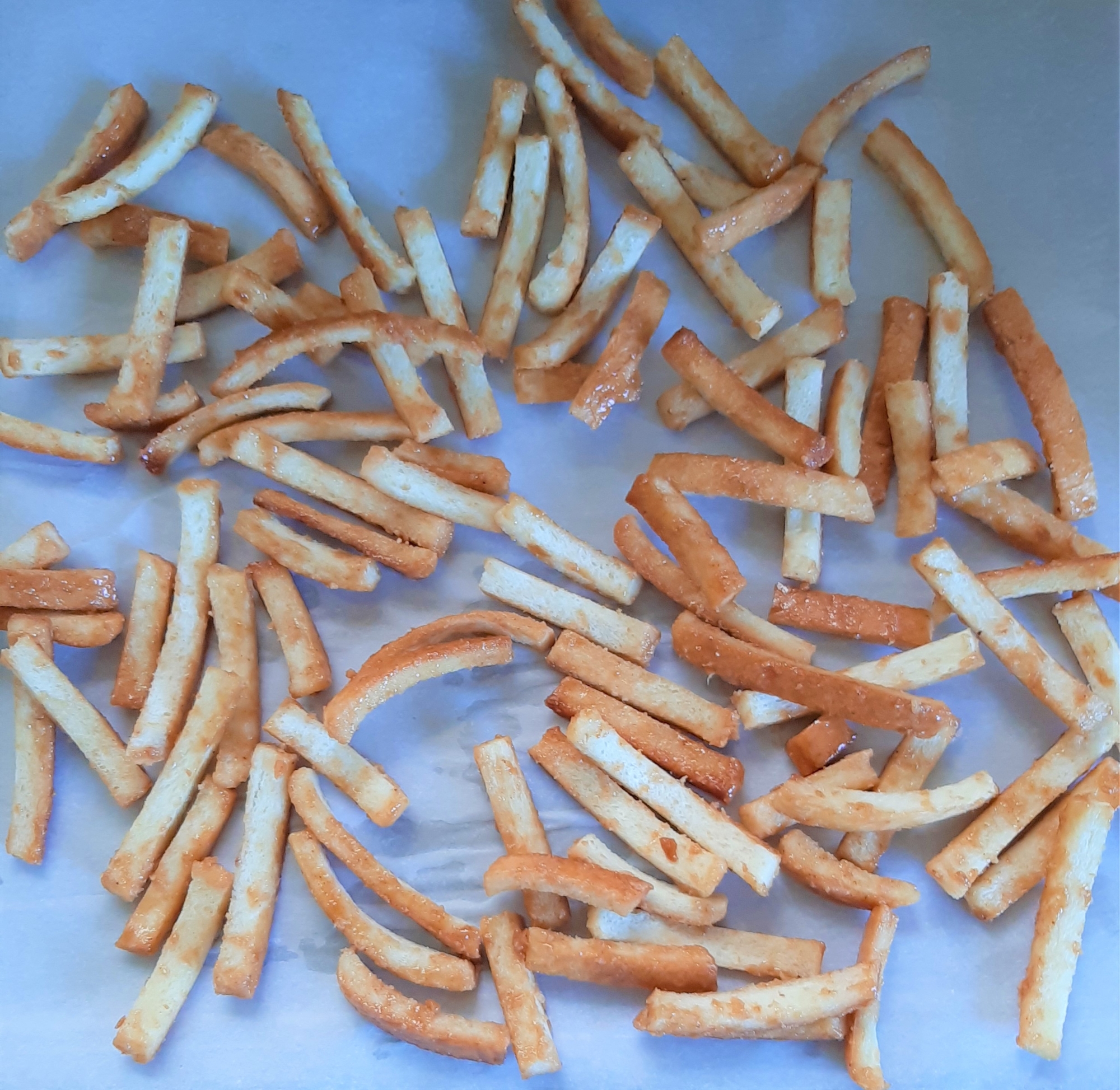 油で揚げない パン耳ラスク