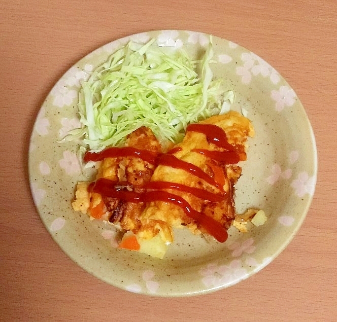 野菜ゴロッとオムレツ