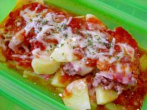 ヘルシー&イージーレシピ じゃがいもピザ