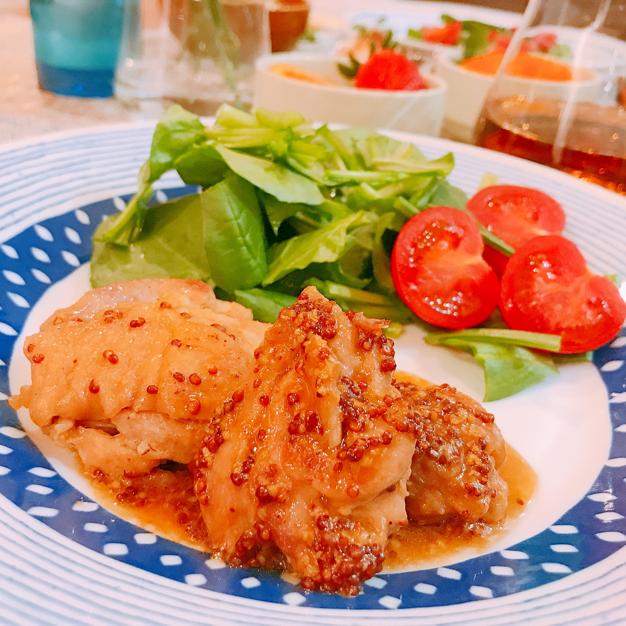 柔らか ハニーマスタードチキン レシピ 作り方 By Yayo W L 楽天レシピ