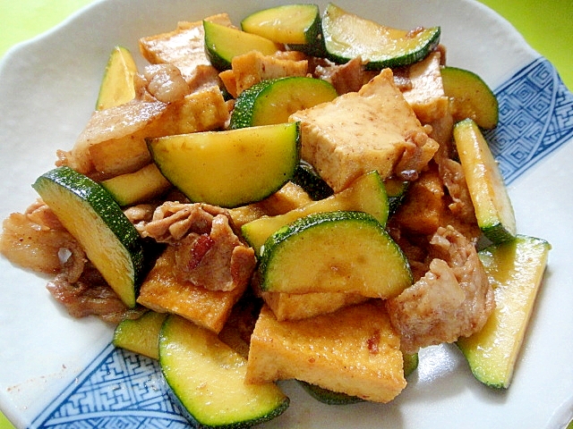 厚揚げとズッキーニ豚肉の炒め レシピ 作り方 By Mint74 楽天レシピ 厚揚げとズッキーニ豚肉の炒め レシピ 作り方 By Mint74 楽天レシピ