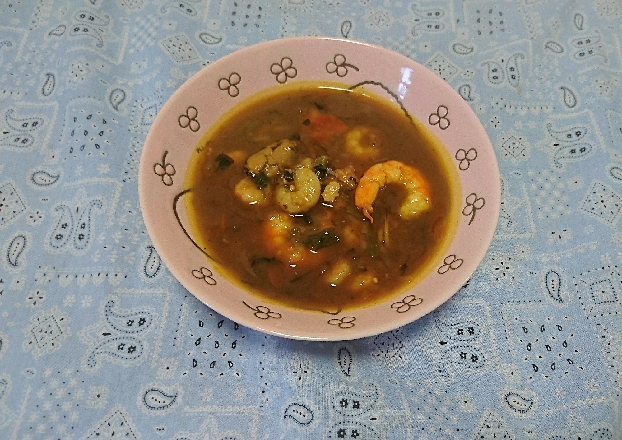 シーフードカレー✨カレーうどん(そば)✨鍋の残りで