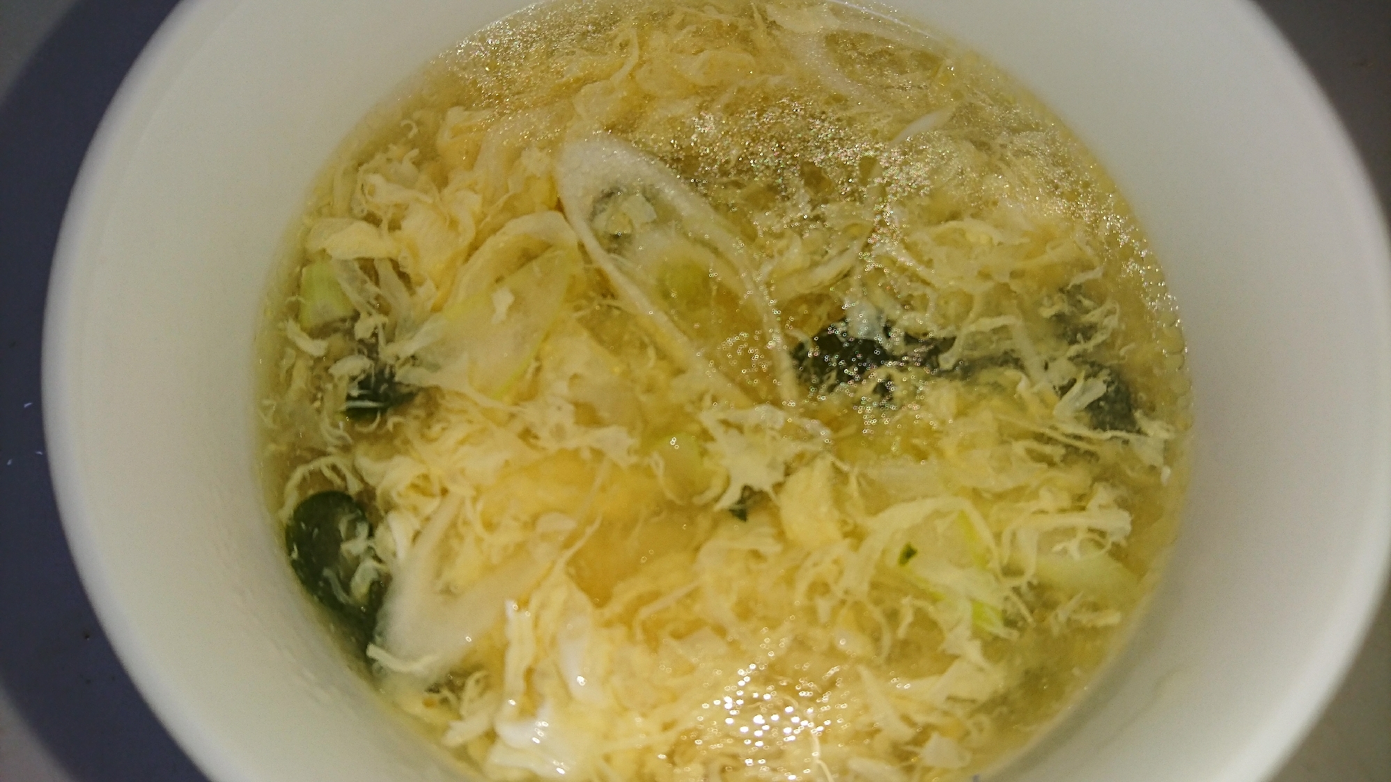 簡単ふわふわ卵スープ