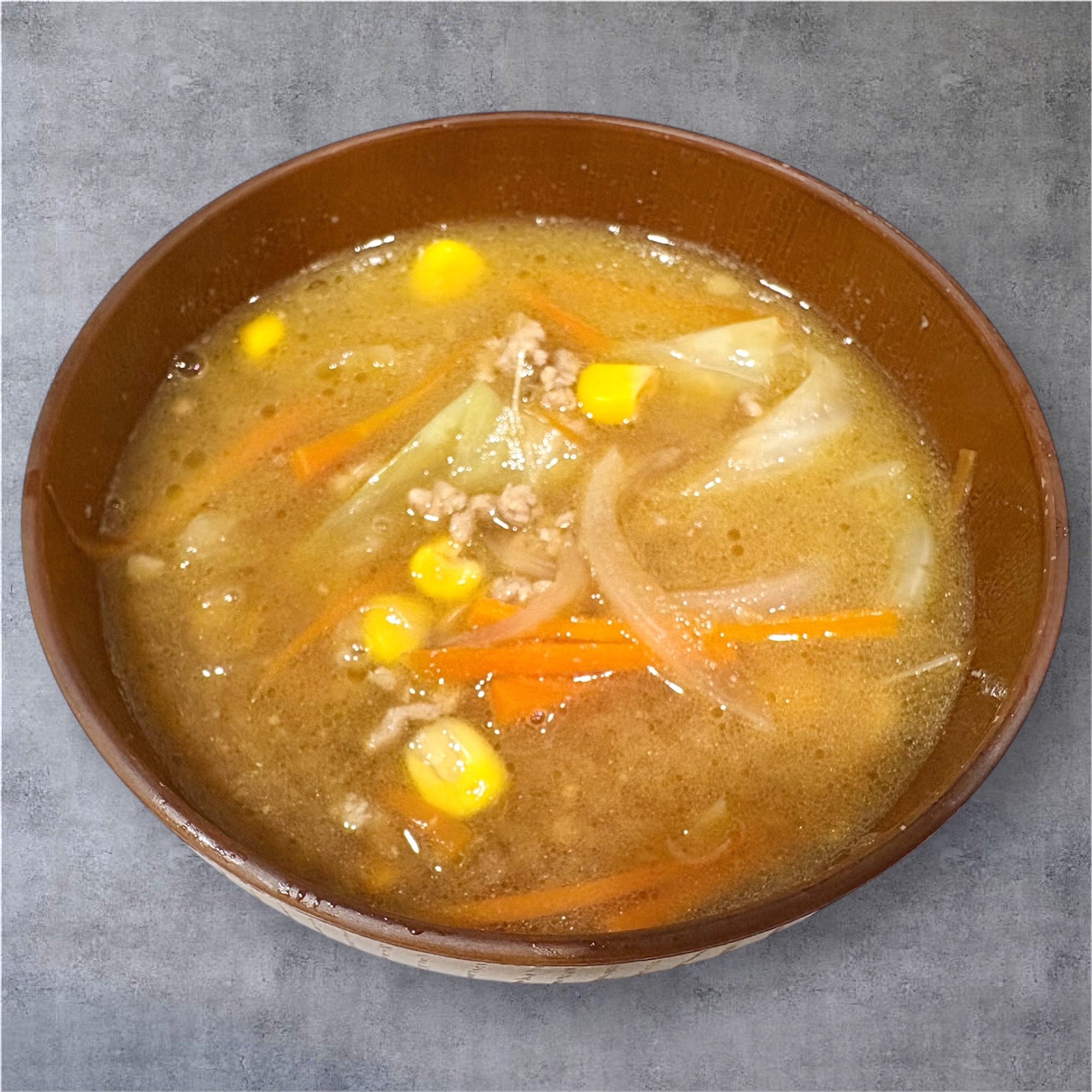 体温まる!味噌バタースープ