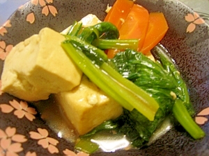 豆腐＆小松菜の中華煮込み
