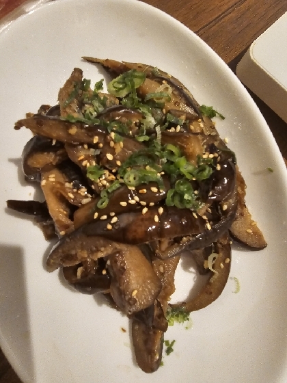 もう1品におつまみに簡単☆茄子の蒸し焼き中華和え☆
