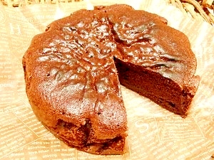 生チョコから作る☆チョコレートケーキ