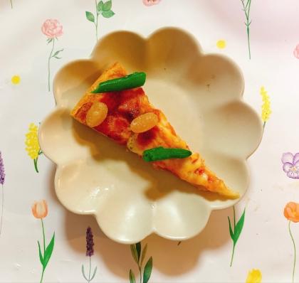 ベーコン☆枝豆☆ピーマン☆チーズトースト