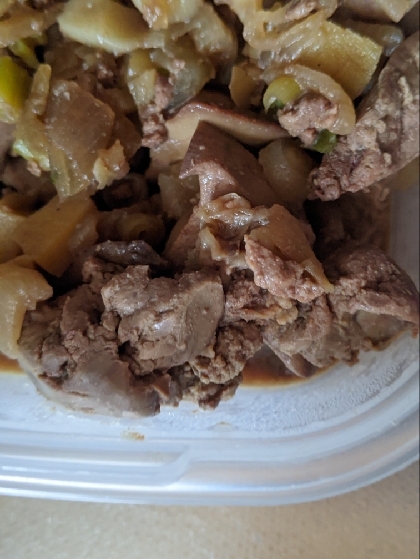 鶏ハツの甘辛煮