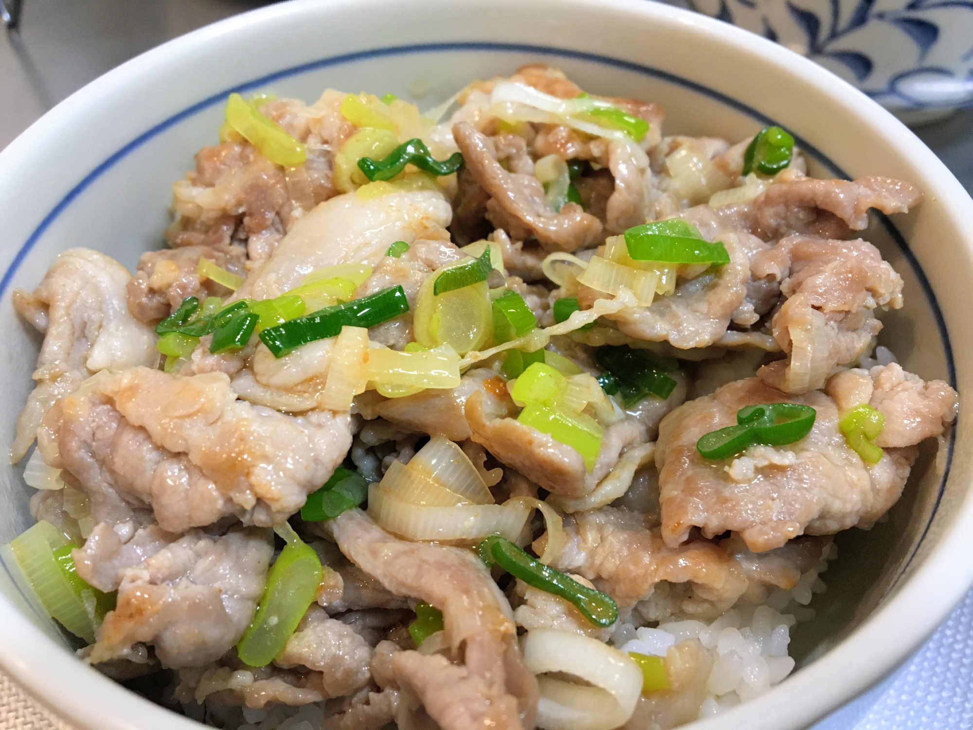 ネギ塩豚丼