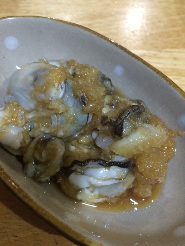 柚子胡椒風味の酢牡蠣(❁・∀・❁)