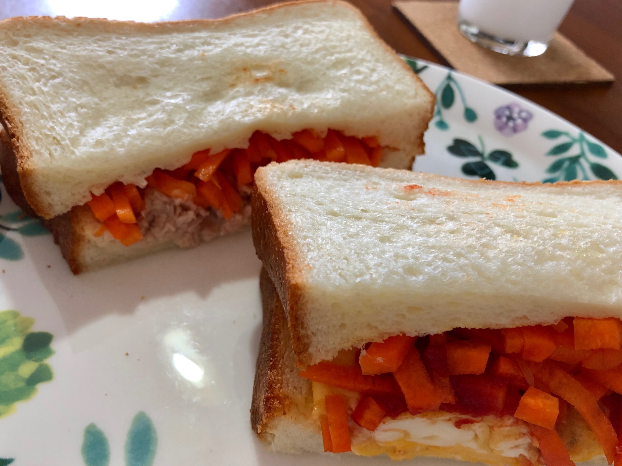 美味しい 人参たっぷりサンドイッチ レシピ 作り方 By Chezmarin 楽天レシピ 美味しい 人参たっぷりサンドイッチ レシピ 作り方 By Chezmarin 楽天レシピ