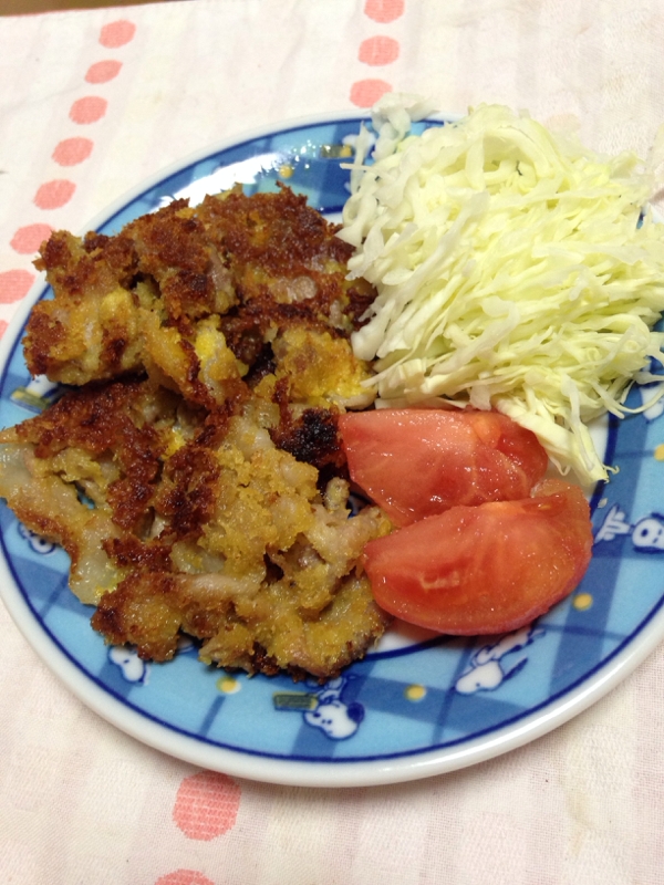 豚肉のマヨカレー焼き