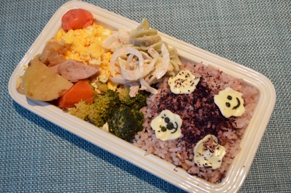 簡単キャラ弁☆七夕 ミルキーウェイのお弁当♪