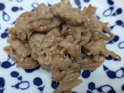 まな板なし５分！豚こまのウスターソース炒め♪