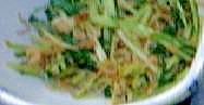 水菜とじゃこの生姜炒め