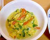 レンジでいんげんの卵とじ