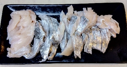 新鮮なお魚が入ったらぜひ！太刀魚のお刺身