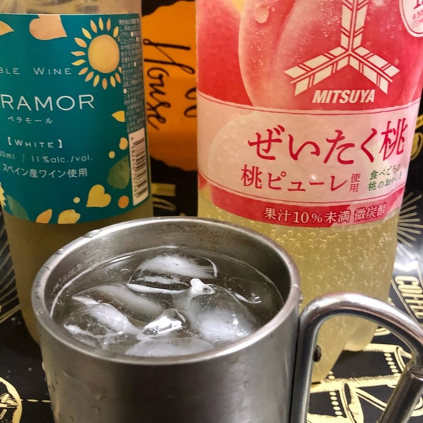 甘くて爽やか 桃サイダーと白ワインのカクテル レシピ 作り方 By りんりんりん 楽天レシピ 甘くて爽やか 桃サイダーと白ワインのカクテル レシピ 作り方 By りんりんりん 楽天レシピ