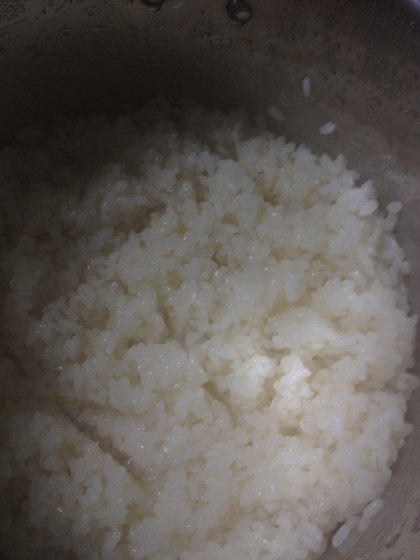 いつもは玄米ですが、お稲荷さんのために白米を炊かせていただきました～
本当に２分で！？と驚きました～
白米は時短でガス代節約ですね！