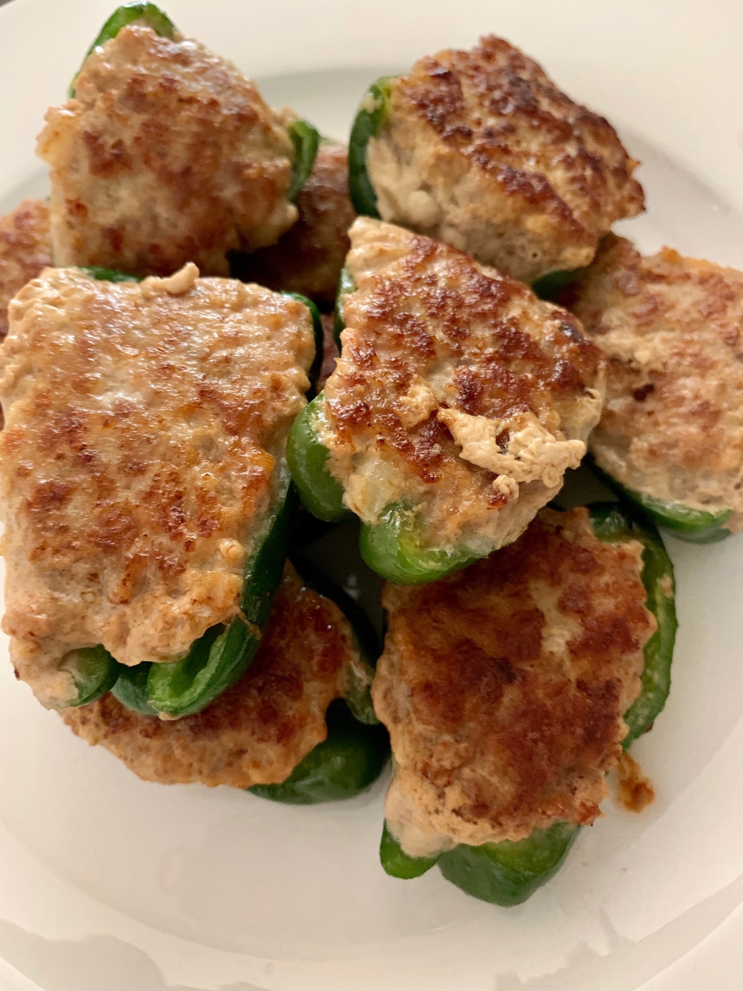 *ふっくらピーマンの肉詰め*