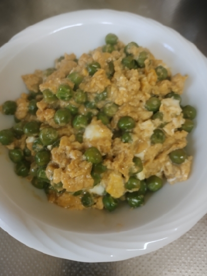 美味し〜い！グリーンピースの卵とじ