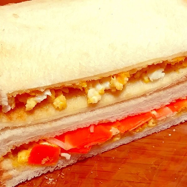 お弁当やピクニックに 卵 人参サンドイッチ レシピ 作り方 By Yomogimotir 楽天レシピ お弁当やピクニックに 卵 人参サンドイッチ レシピ 作り方 By Yomogimotir 楽天レシピ