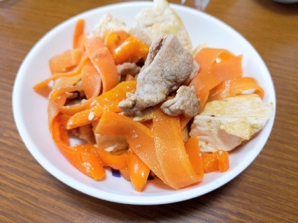 にんじんと豆腐のチャンプルー
