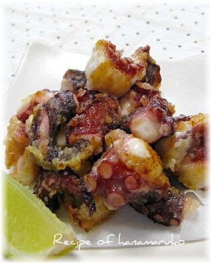 ワインのおつまみに！たこのから揚げ