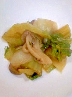 しめじと白菜の煮びたし