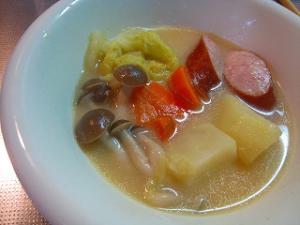 洋風味噌スープ
