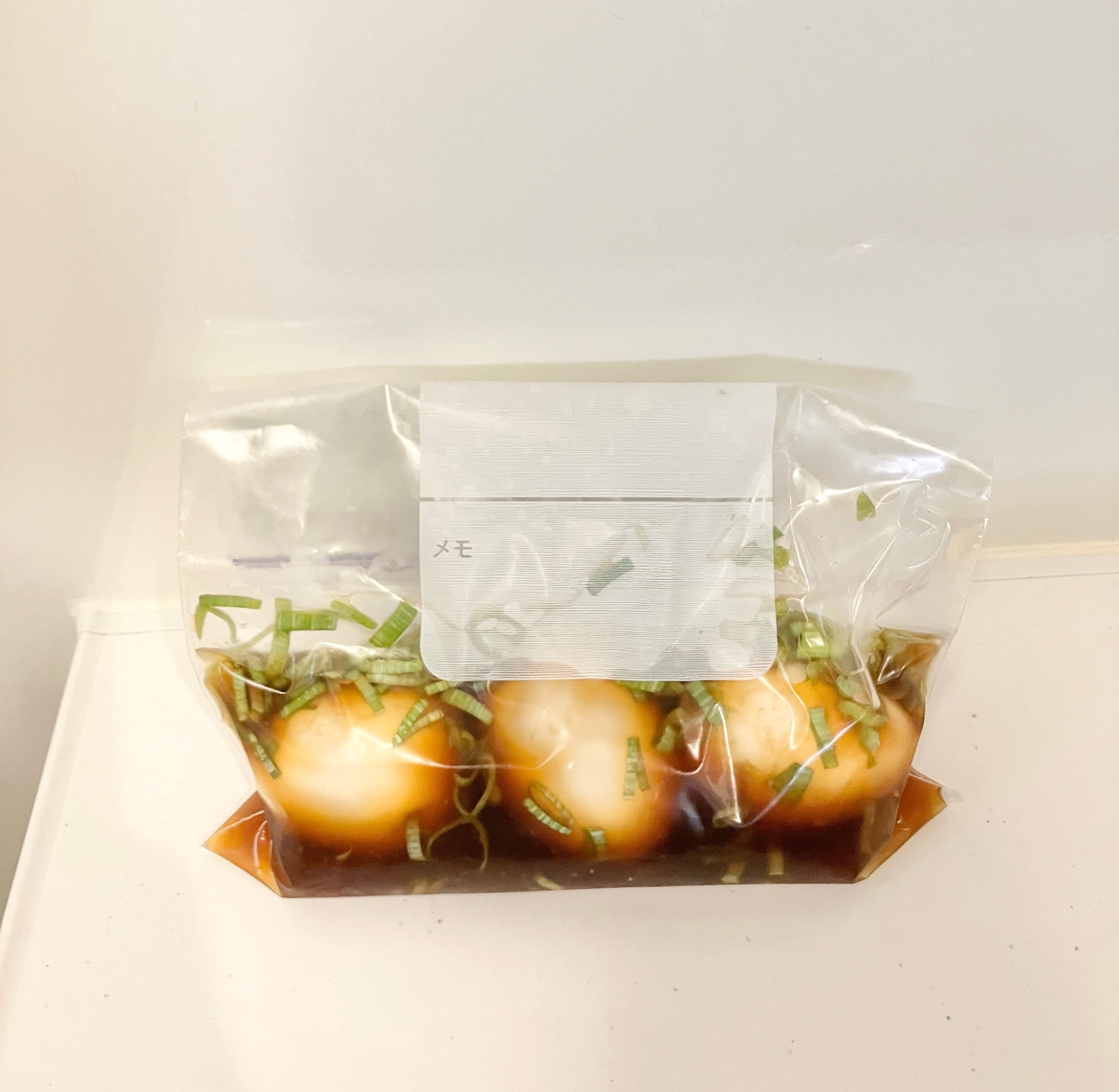 簡単☆青ネギ入り煮卵