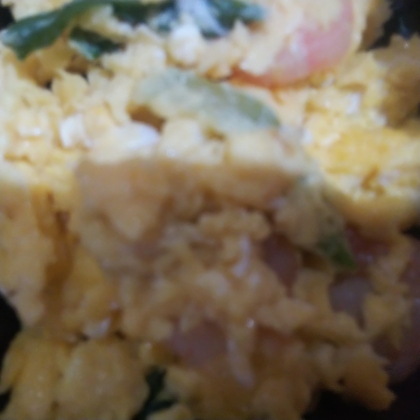 川海老たっぷり♡炒り豆腐