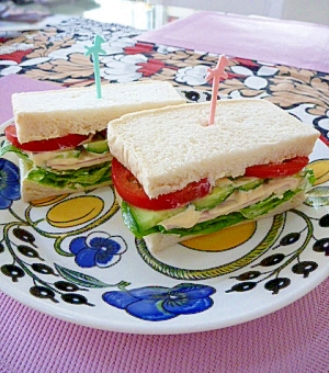 我が家の♥スペシャル☆5段サンドウィッチ