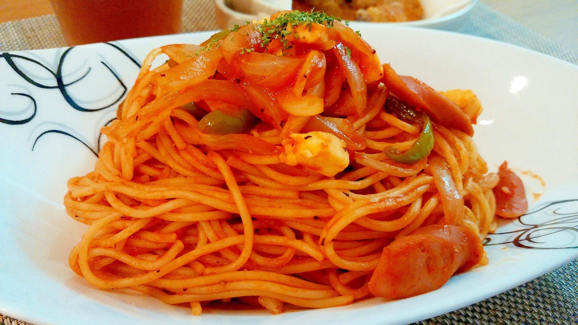 男のパスタ料理！ナポリタン