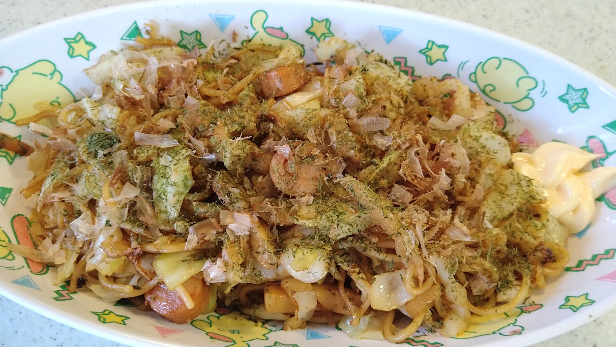 甘酢生姜漬け入り焼きそば