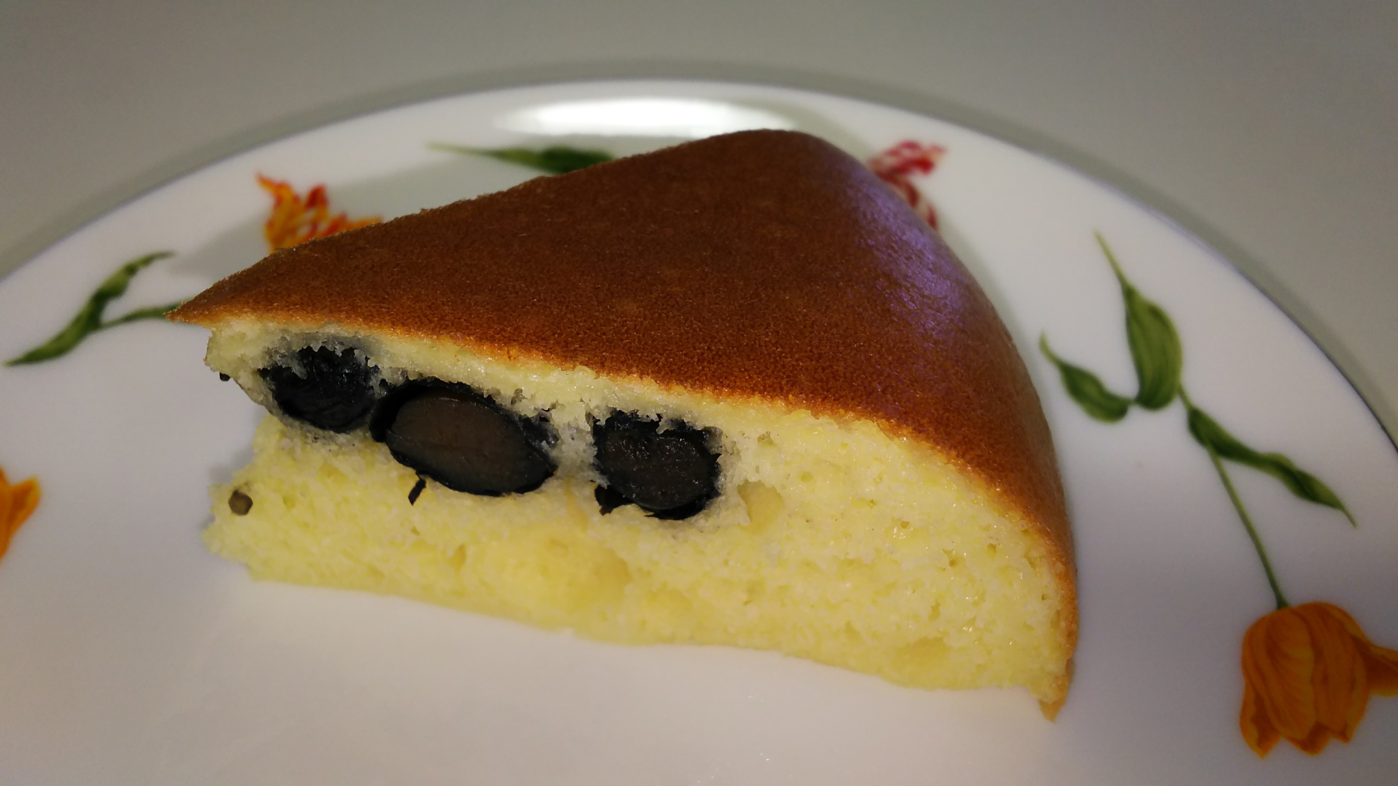 HMで簡単黒豆炊飯器ケーキ