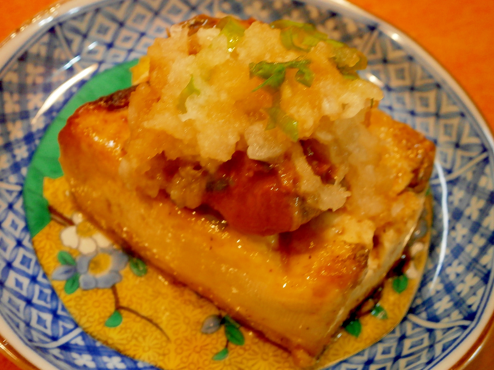 鯖おろしの豆腐ステーキ