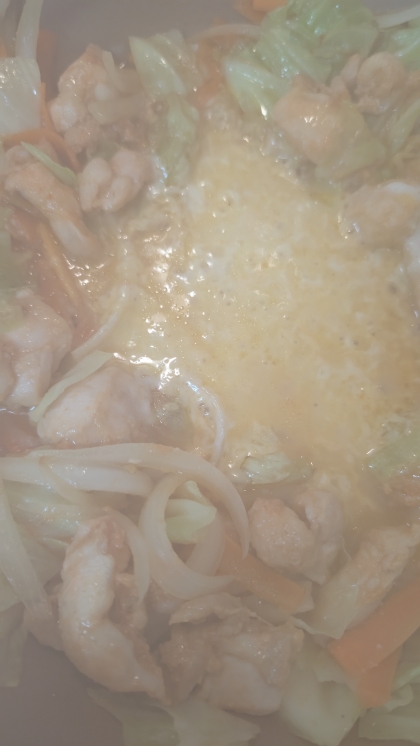 簡単♪フライパンdeチーズたっぷりタッカルビ♪