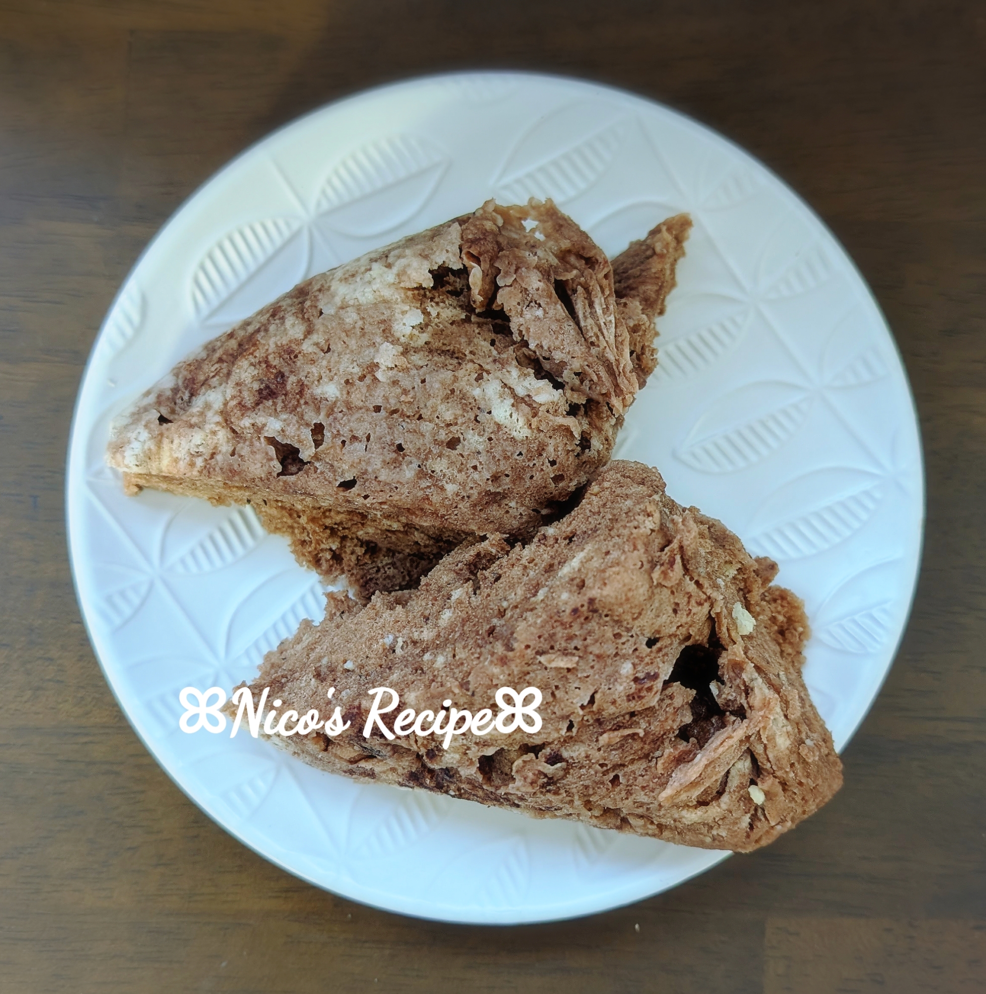 ミルクココアと豆腐のレンチン蒸しパン