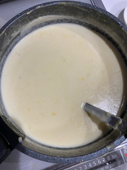 コーンクリーム缶で簡単スープ