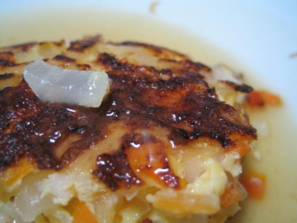 ピリ辛餡かけ♬ 鶏の豆腐ハンバーグ