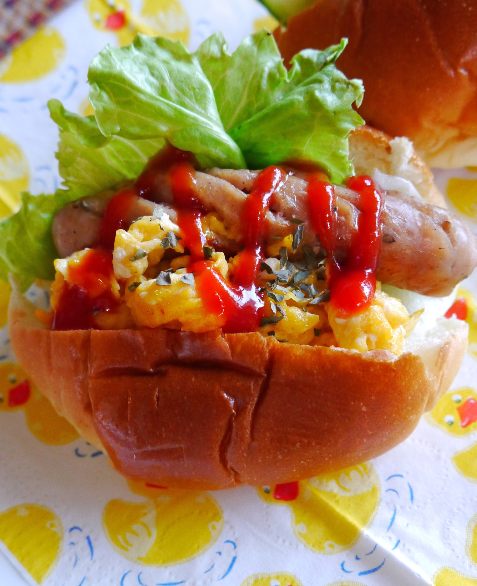 朝から嬉しい ソーセージと卵のロールパンモーニング レシピ 作り方 By ジョンジョン 楽天レシピ