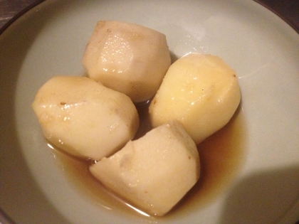 いただき物の里芋で(#^.^#)
ほっくり、美味しかったです。
