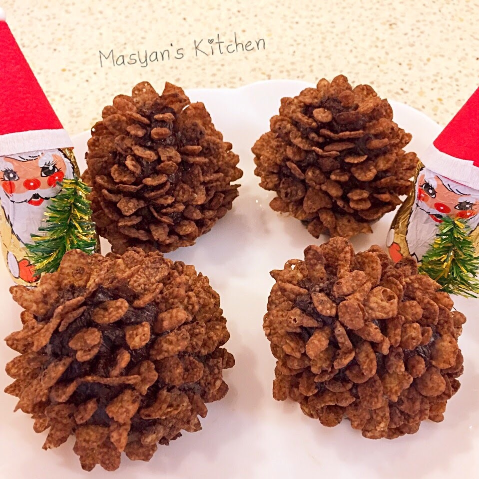 チョコフレークで作る 食べられる松ぼっくり レシピ 作り方 By Masya0928 楽天レシピ