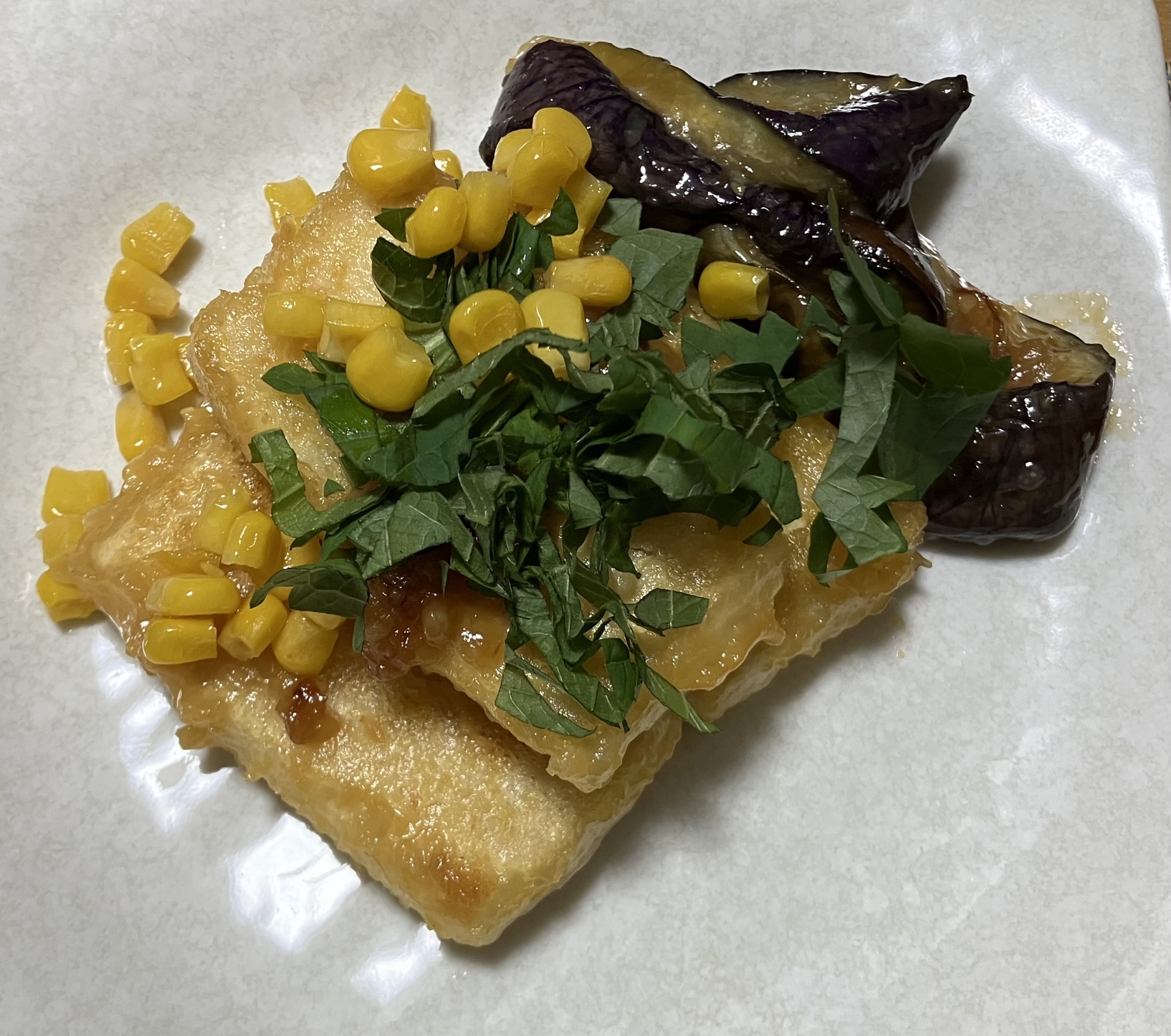 豆腐の味噌ステーキ