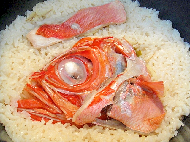 金目鯛の炊き込みご飯